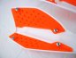 Preview: Handguards Handschützer weiß orange passend für KTM SX SXF EXC EXCF