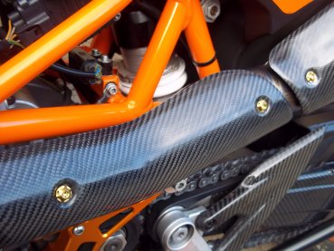 2 x Titanschraube Krümmer Schutz passend für KTM 690 SMC R Enduro R Husqvarna 701