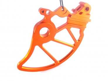 Bremsscheiben Schutz orange passend für KTM 690 SMC R Enduro R 2008-24