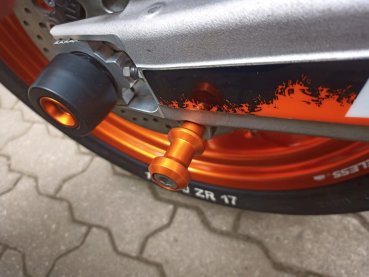 Spulen Sliders Bobbins orange  passend für KTM 690 SMC R Duke