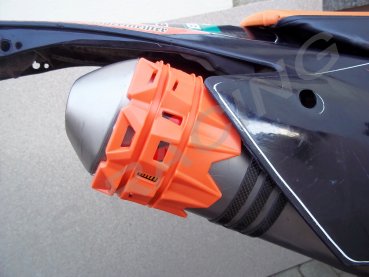 Schalldämpfer Schutz orange passend für KTM 50-530 SX F EXC F SMR