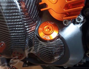 Öl Einfüllschraube orange  passend für KTM 690 SMC R Super Duke