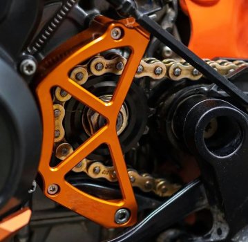 Ritzelschutz orange passend für  KTM 790 890 Duke Adventure