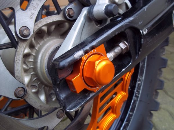 Achsmutter orange M20 passend für KTM 125-530 SX SXF EXC XC