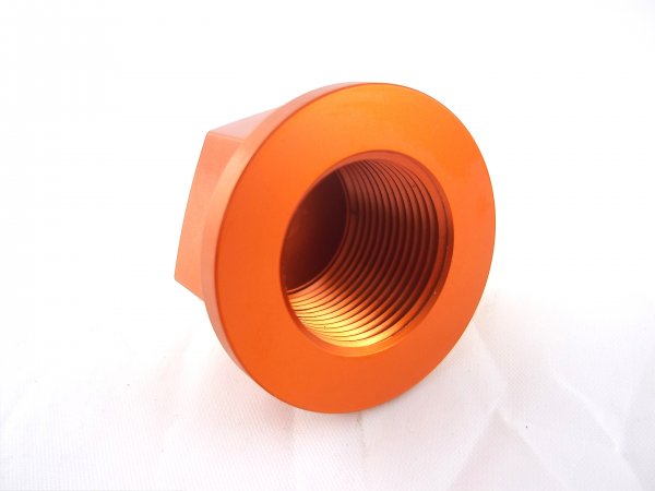 Hinterrad Achsmutter orange M22 passend für KTM 2023-24 EXC SX F