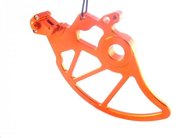 Bremsscheiben Schutz orange passend für KTM 690 SMC R Enduro R 2008-24