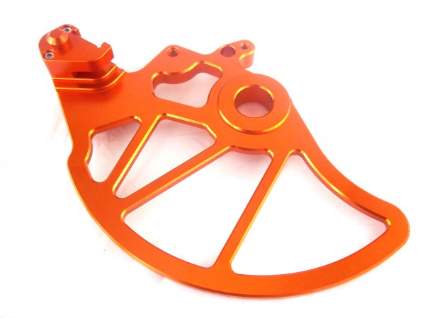 Bremsscheiben Schutz orange passend für KTM 690 SMC R Enduro R 2008-24