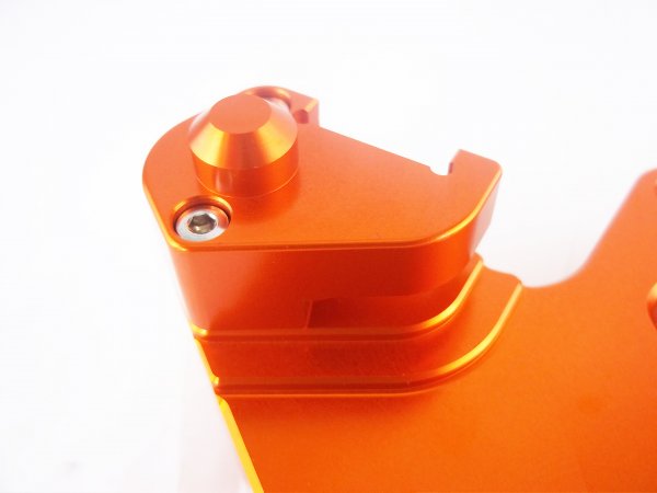 Bremsscheiben Schutz orange passend für KTM 690 SMC R Enduro R 2008-24