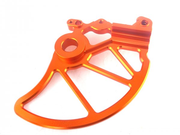 Bremsscheiben Schutz orange passend für KTM 690 SMC R Enduro R 2008-24