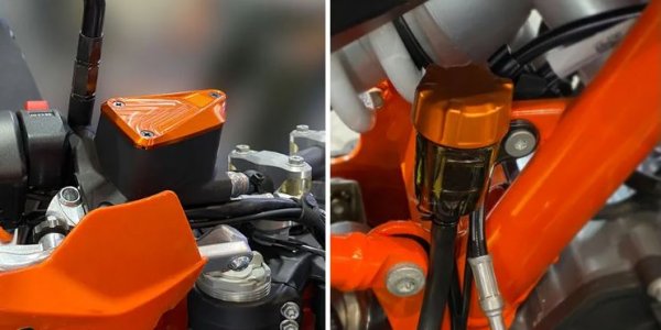 Behälter Deckel Orange passend für KTM 790 890 Duke Adventure SMT