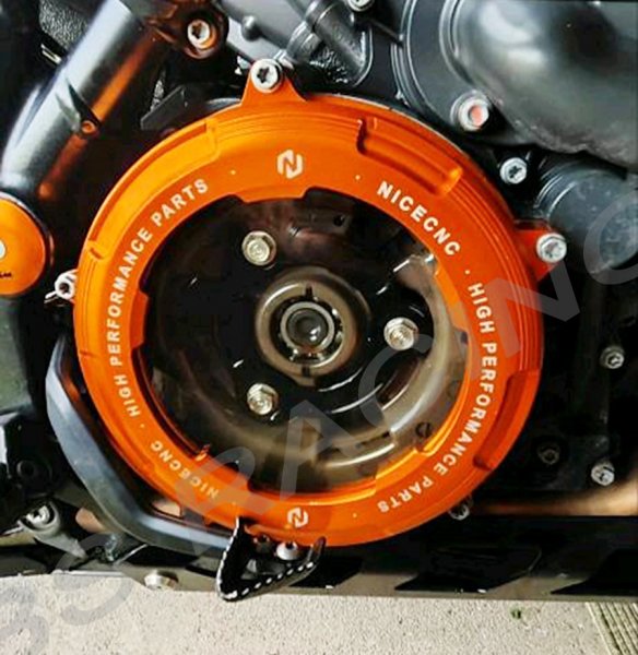 Transparenter Kupplungsdeckel orange passend für KTM 1290 SuperDuke R GT Adventure