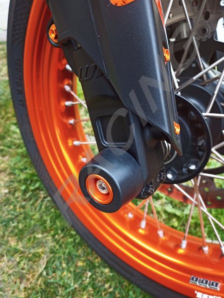 Sturzpads vorne + hinten passend für KTM 690 SMC R Duke 2008-24