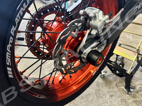 Sturzpads Set passend für KTM 125-500 EXC F TPI 6Days 2016-23